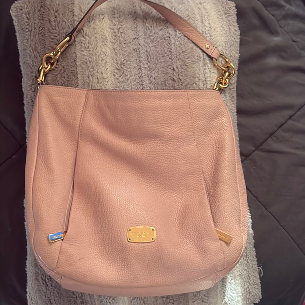 Kate Spade Pink Hobo Bag with Gold Hardware